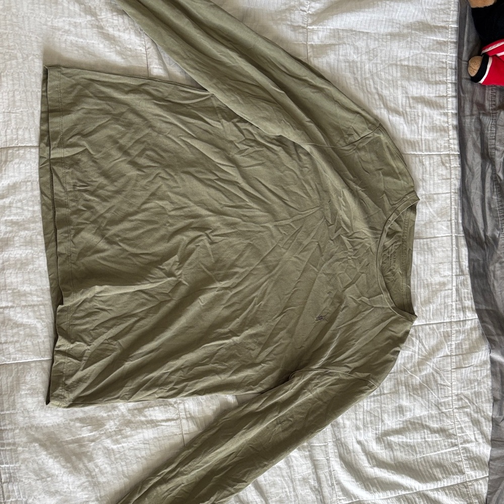 All Saints Olive Long Sleeve Tee